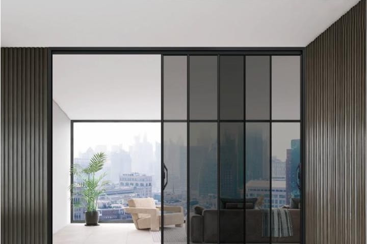 Modern aluminum doors and windows