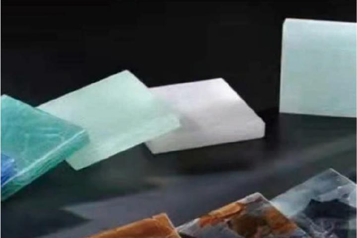 Decorative metal and architectural glass samples